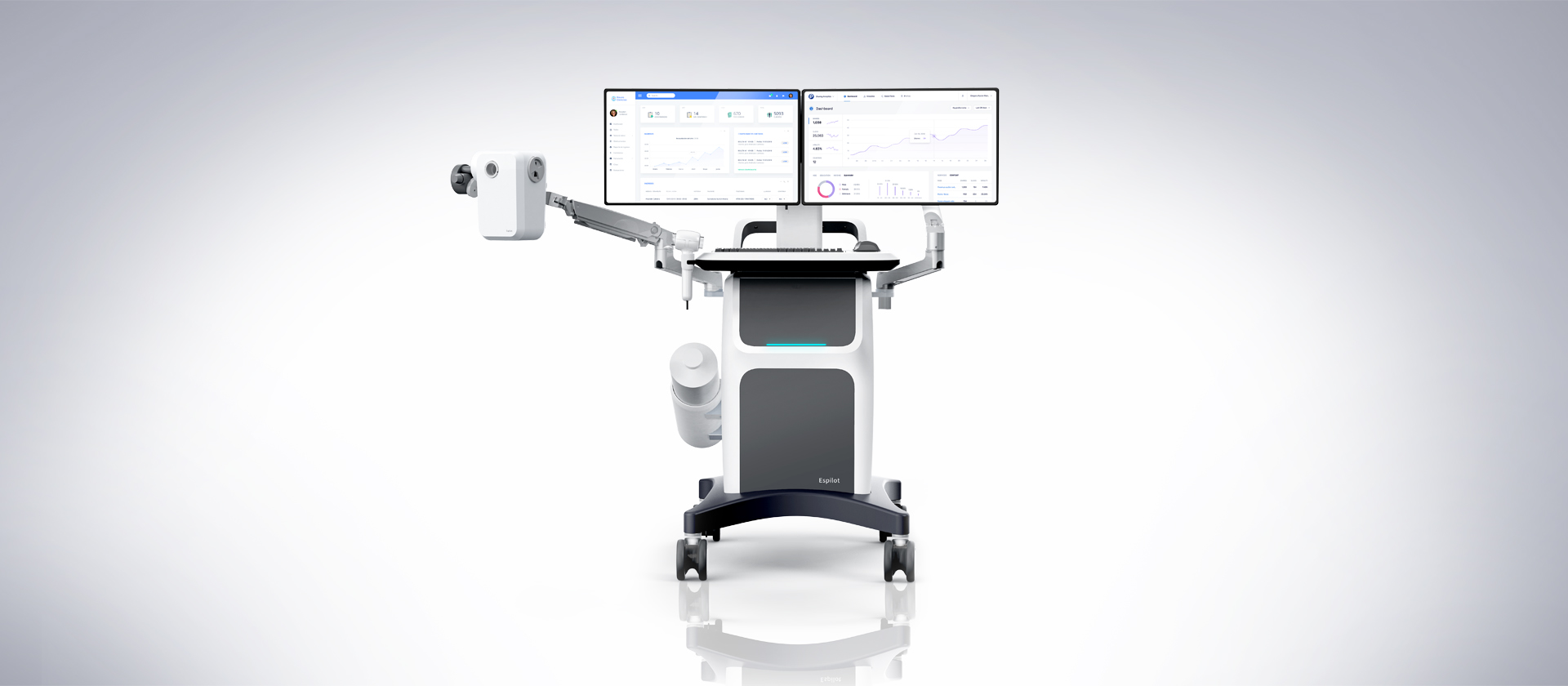 肺功能檢測臺(tái)車外觀設(shè)計(jì)